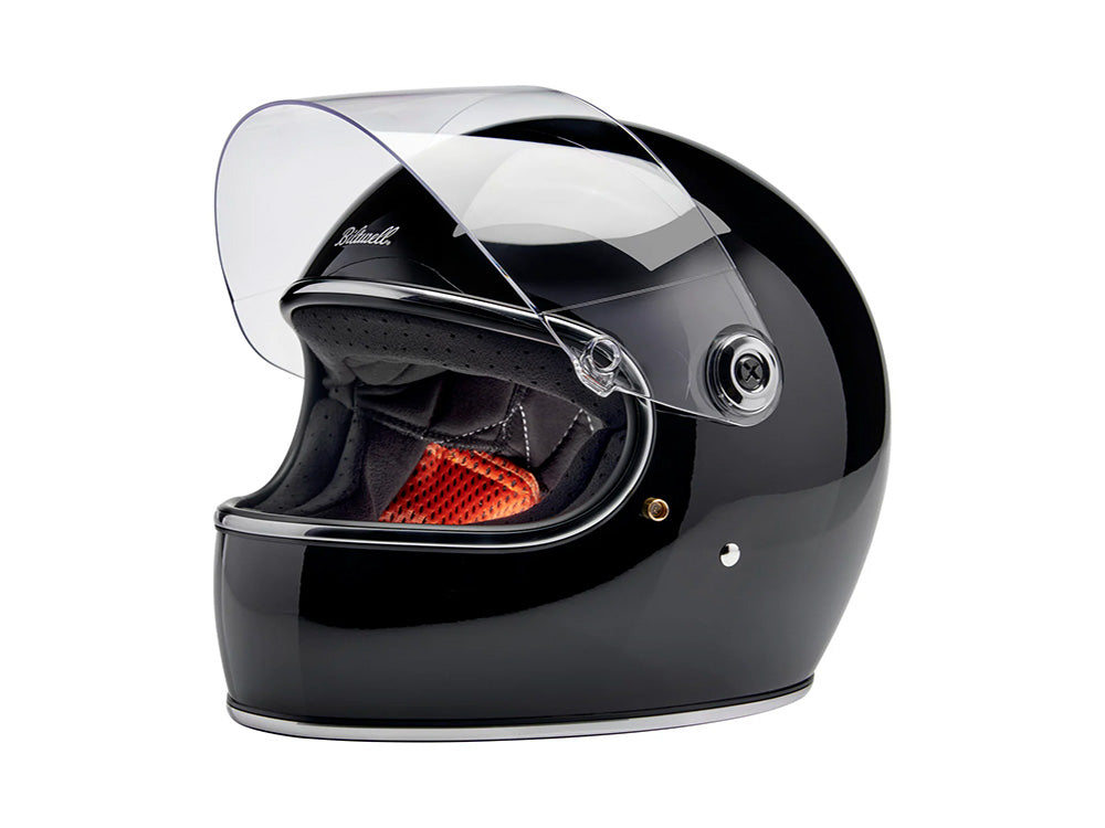 Gringo S Helmet - Gloss Black. Size Small with ECE R22.06 Compliance