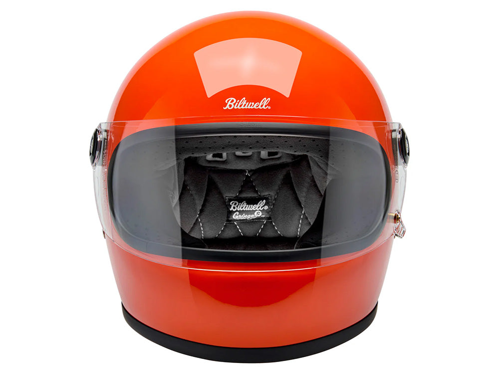 Gringo S Helmet - Gloss Hazard Orange. Size X-Large with ECE R22.06 Compliance