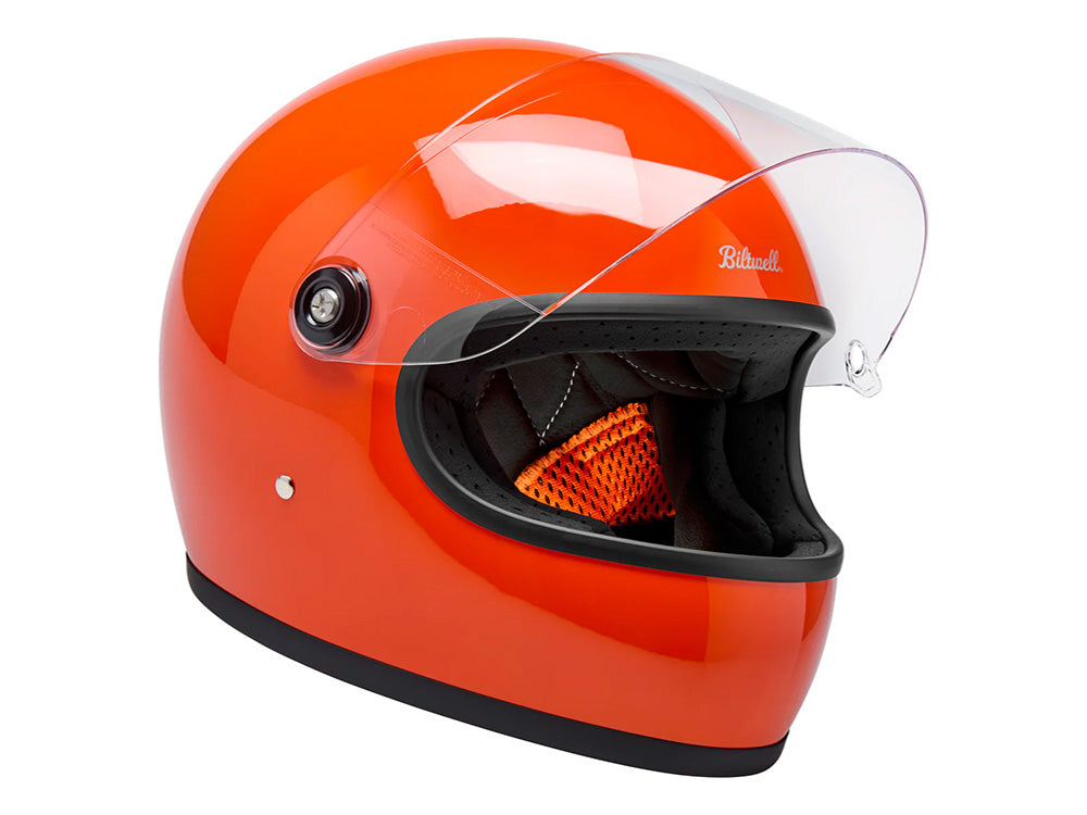Gringo S Helmet - Gloss Hazard Orange. Size X-Large with ECE R22.06 Compliance