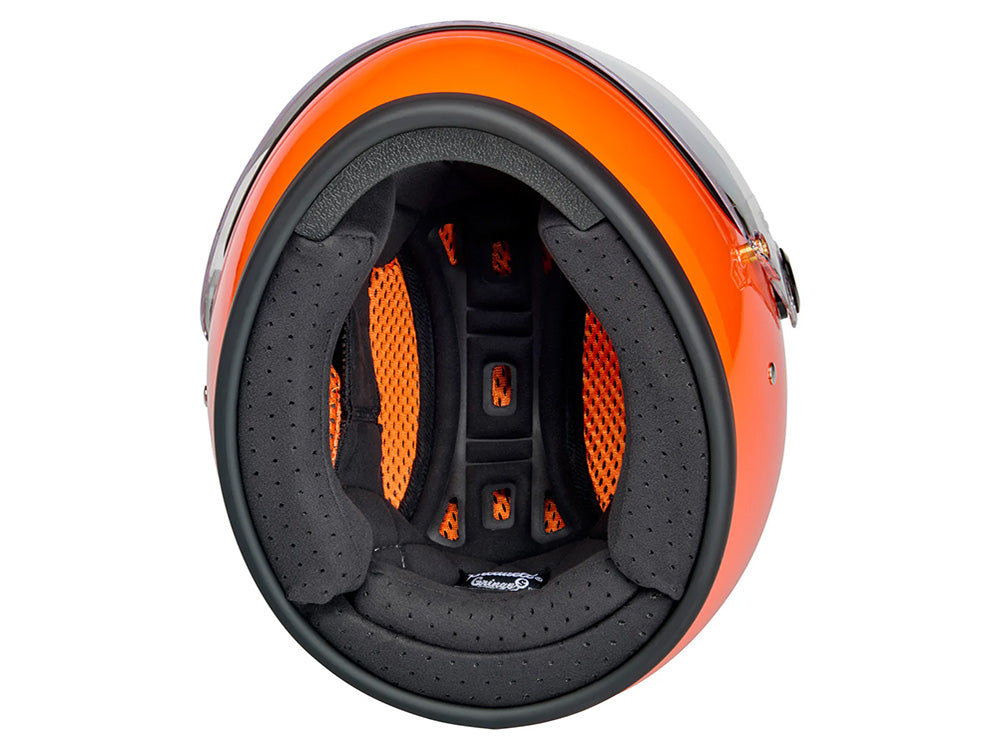 Gringo S Helmet - Gloss Hazard Orange. Size X-Large with ECE R22.06 Compliance