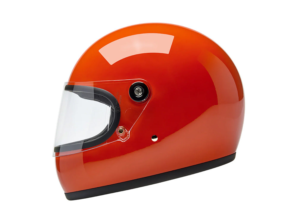 Gringo S Helmet - Gloss Hazard Orange. Size X-Large with ECE R22.06 Compliance