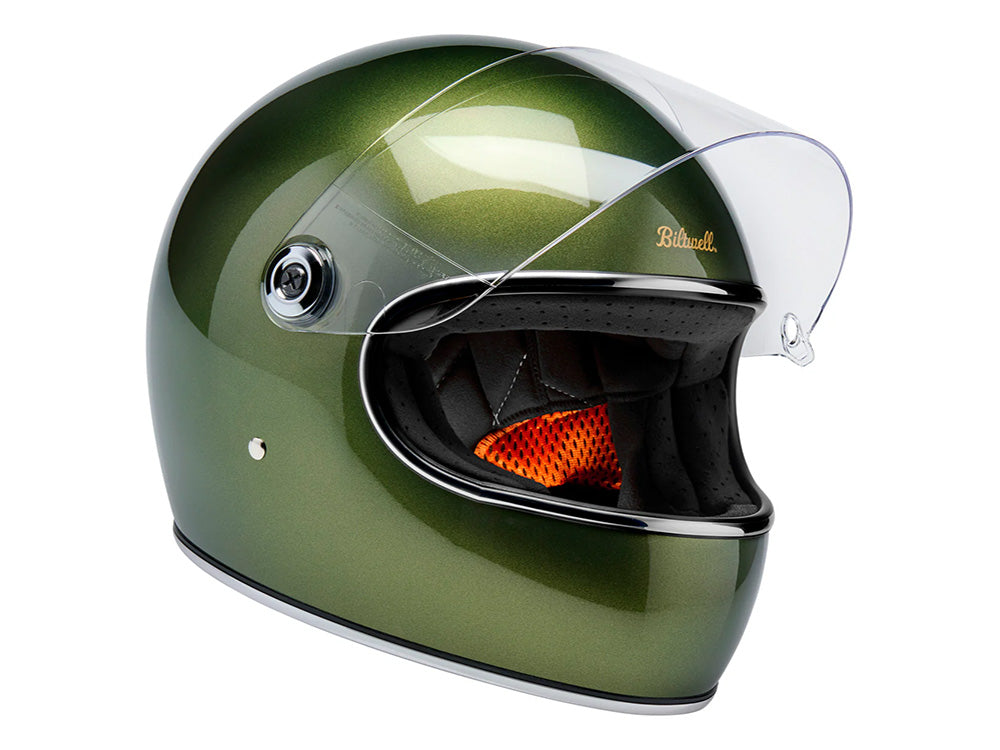 Gringo S Helmet - Metallic Dart Green. Size X-Large with ECE R22.06 Compliance