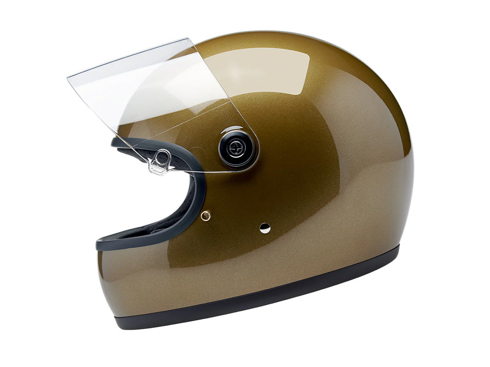 Gringo S Helmet - Metallic Ugly Gold. Size Medium with ECE R22.06 Compliance