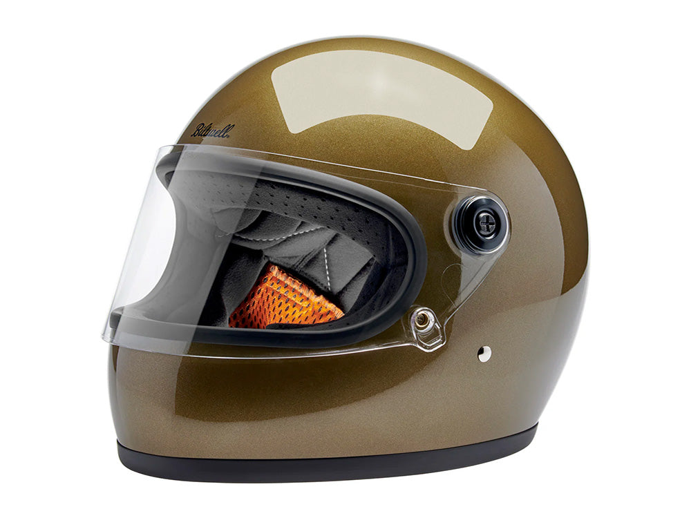 Gringo S Helmet - Metallic Ugly Gold. Size Large with ECE R22.06 Compliance