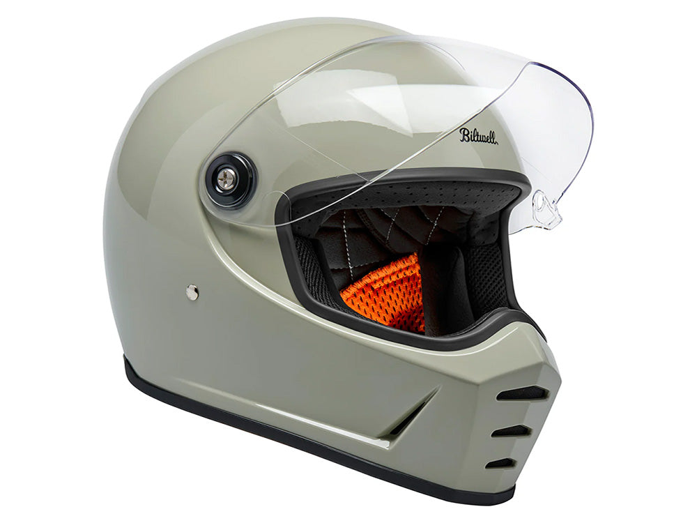 Lane Splitter Helmet - Gloss Chalk. Size Medium with ECE R22.06 Compliance