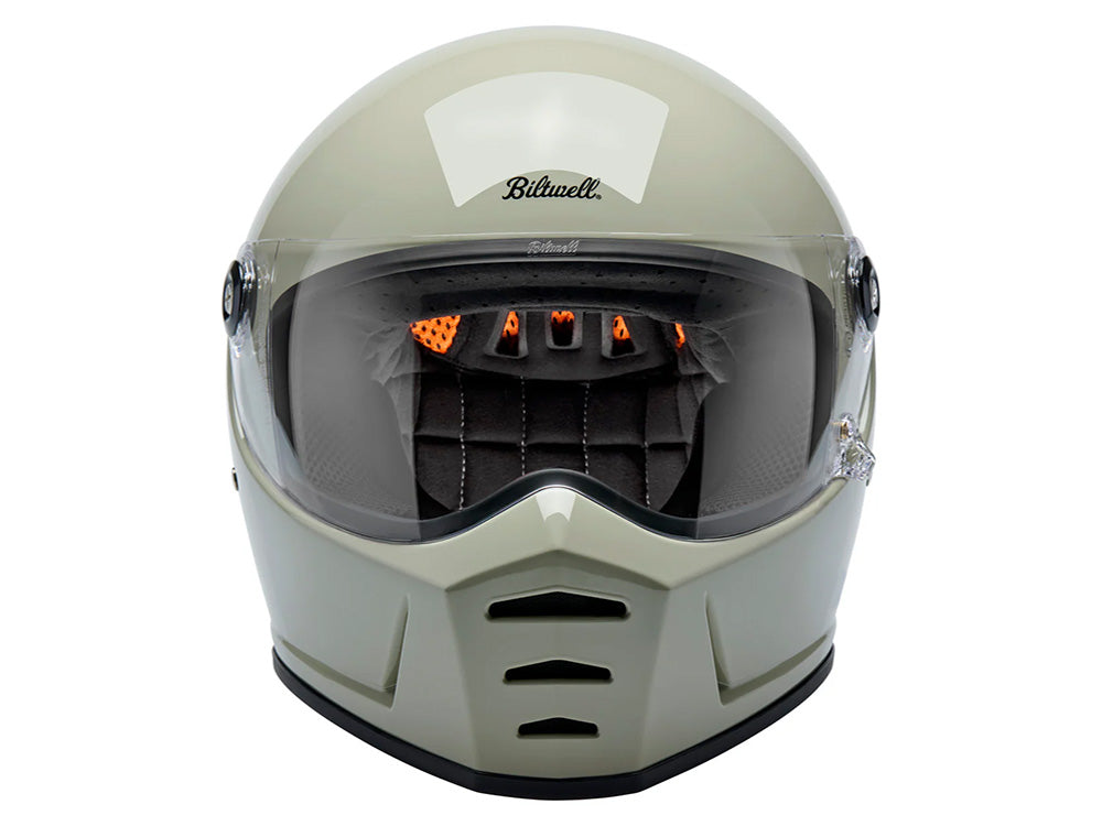 Lane Splitter Helmet - Gloss Chalk. Size X-Large with ECE R22.06 Compliance