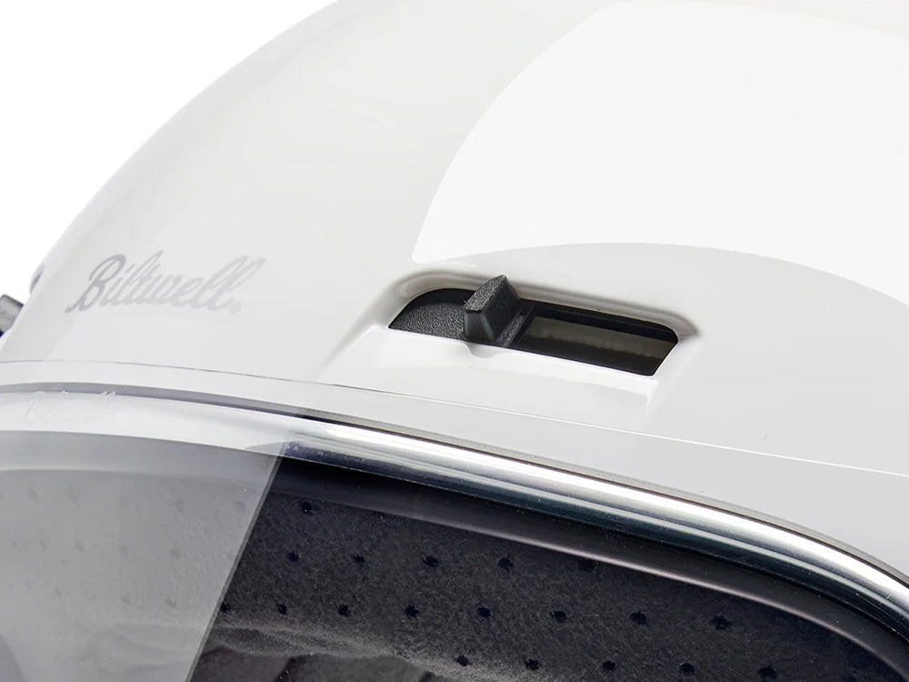 Gringo SV Helmet - Gloss White. Size Large with ECE R22.06 Compliance