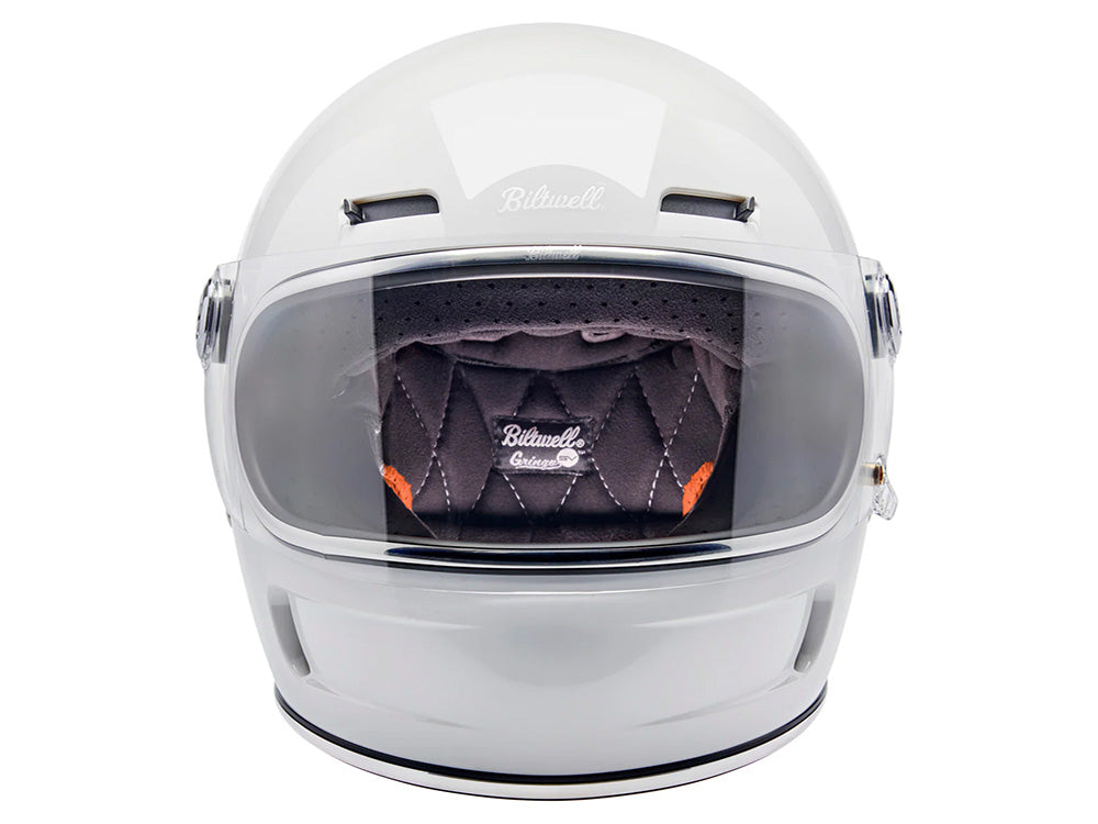 Gringo SV Helmet - Gloss White. Size XX-Large with ECE R22.06 Compliance
