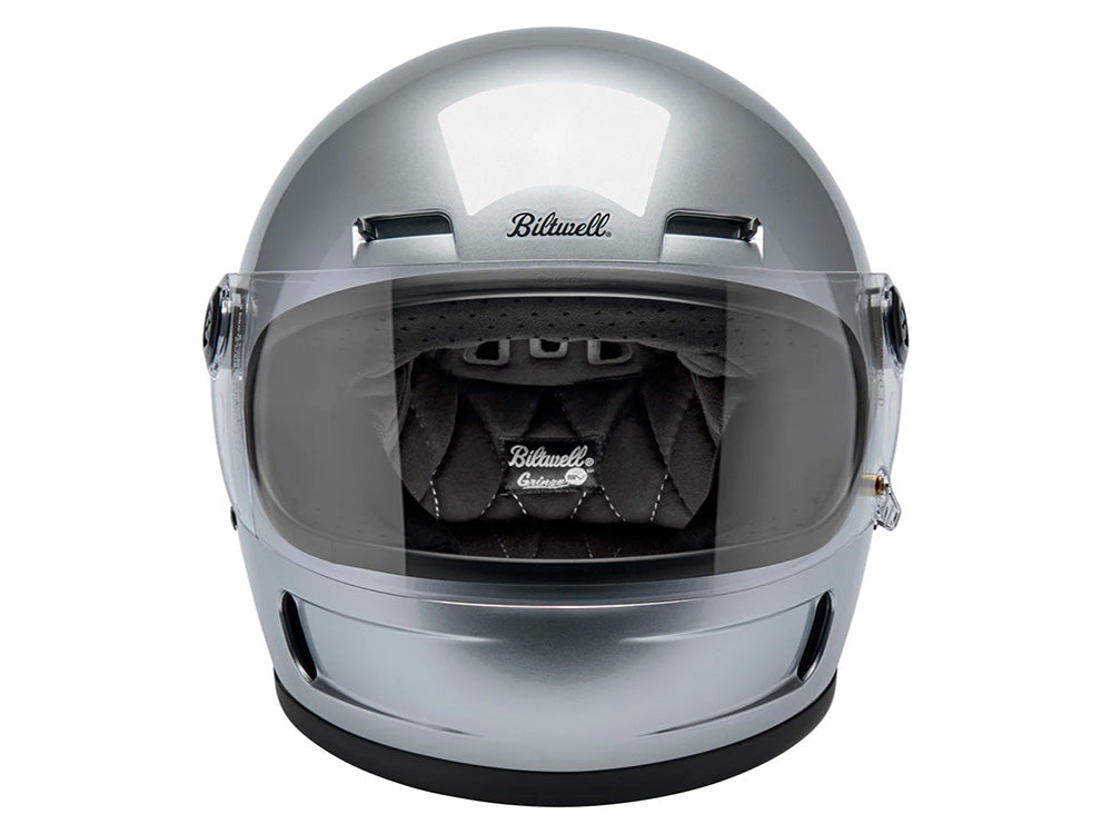 Gringo SV Helmet - Gloss Silver. Size XX-Large with ECE R22.06 Compliance