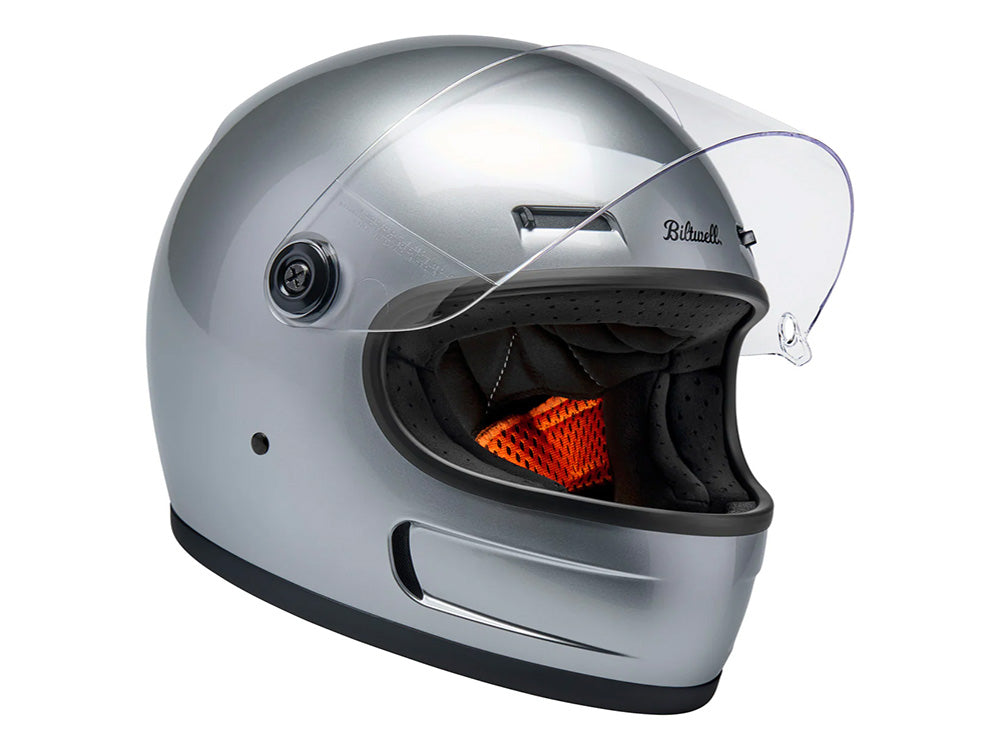 Gringo SV Helmet - Gloss Silver. Size XX-Large with ECE R22.06 Compliance
