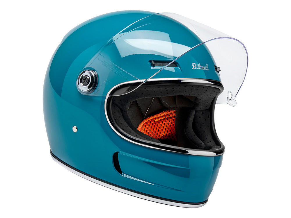 Gringo SV Helmet - Gloss Atlantic Teal. Size X-Large with ECE R22.06 Compliance