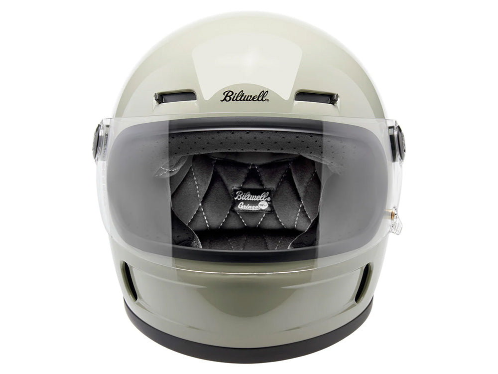 Gringo SV Helmet - Gloss Chalk Grey. Size Large with ECE R22.06 Compliance
