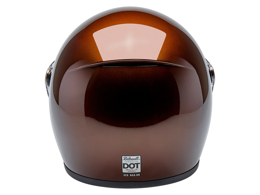 Gringo SV Helmet - Metallic Whiskey. Size X-Large with ECE R22.06 Compliance