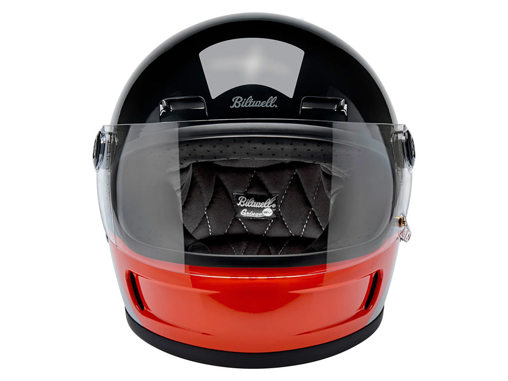 Gringo SV Helmet - Intersection Black, Orange & Grey. Size Large with ECE R22.06 Compliance