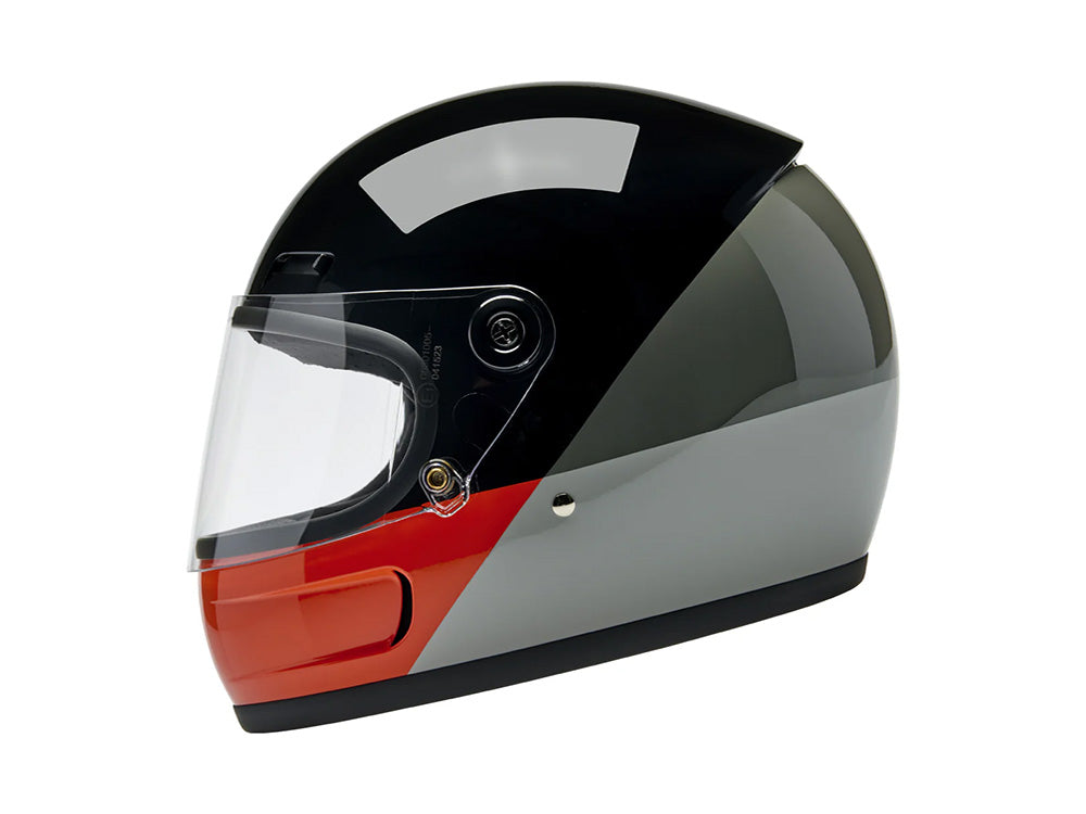 Gringo SV Helmet - Intersection Black, Orange & Grey. Size Large with ECE R22.06 Compliance