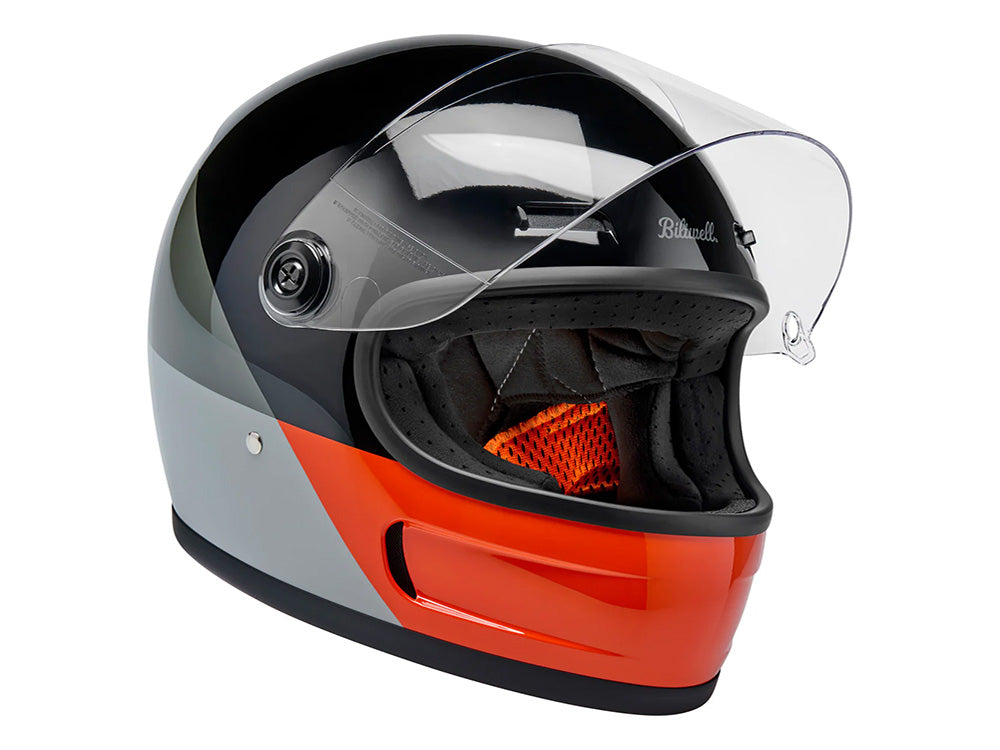 Gringo SV Helmet - Intersection Black, Orange & Grey. Size X-Large with ECE R22.06 Compliance