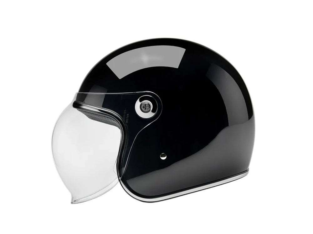 Tahoe Open Face Helmet - Gloss Black. Size Large with ECE R22.06 Compliance