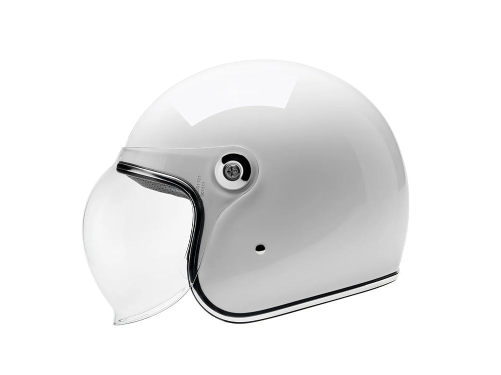 Tahoe Open Face Helmet - Gloss White. Size Small with ECE R22.06 Compliance