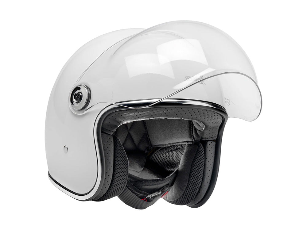 Tahoe Open Face Helmet - Gloss White. Size XX-Large with ECE R22.06 Compliance
