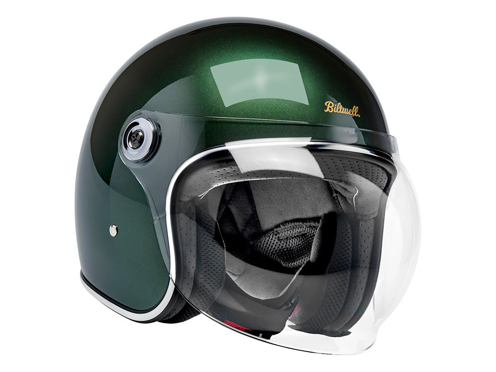 Tahoe Open Face Helmet - Metallic Sierra Green. Size XX-Large with ECE R22.06 Compliance