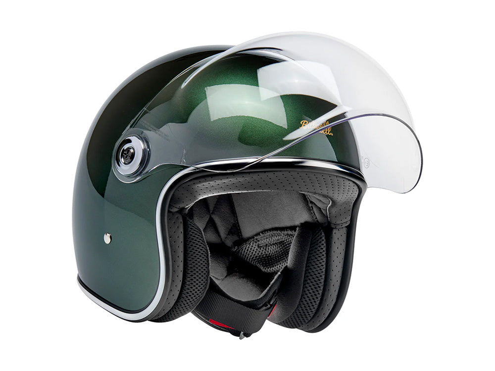 Tahoe Open Face Helmet - Metallic Sierra Green. Size XX-Large with ECE R22.06 Compliance