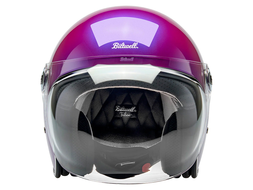 Tahoe Open Face Helmet - Metallic Grape. Size X-Large with ECE R22.06 Compliance