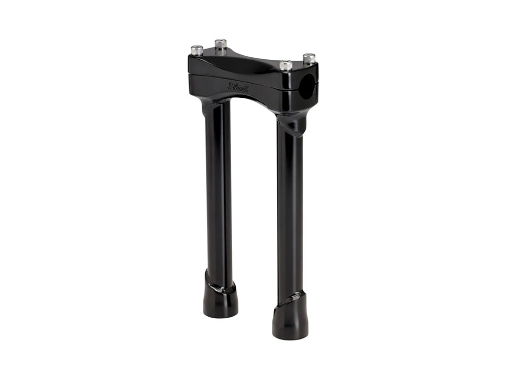 10in. Straight Murdock Risers - Black. Fits 1in. Handlebar