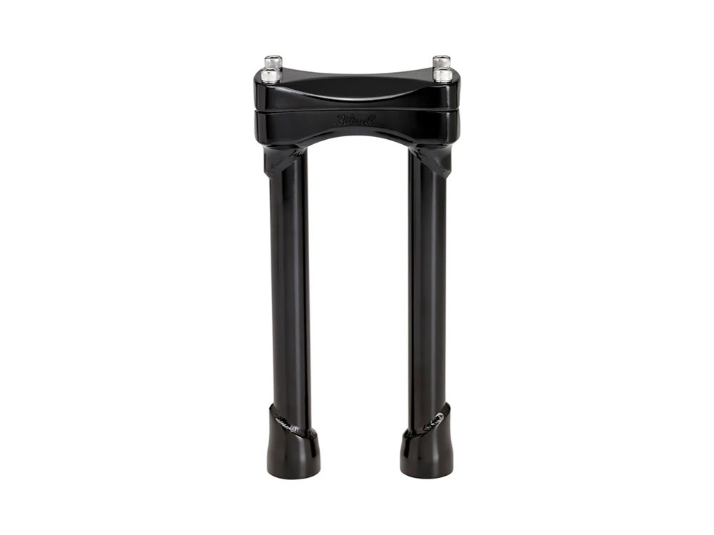 10in. Straight Murdock Risers - Black. Fits 1in. Handlebar