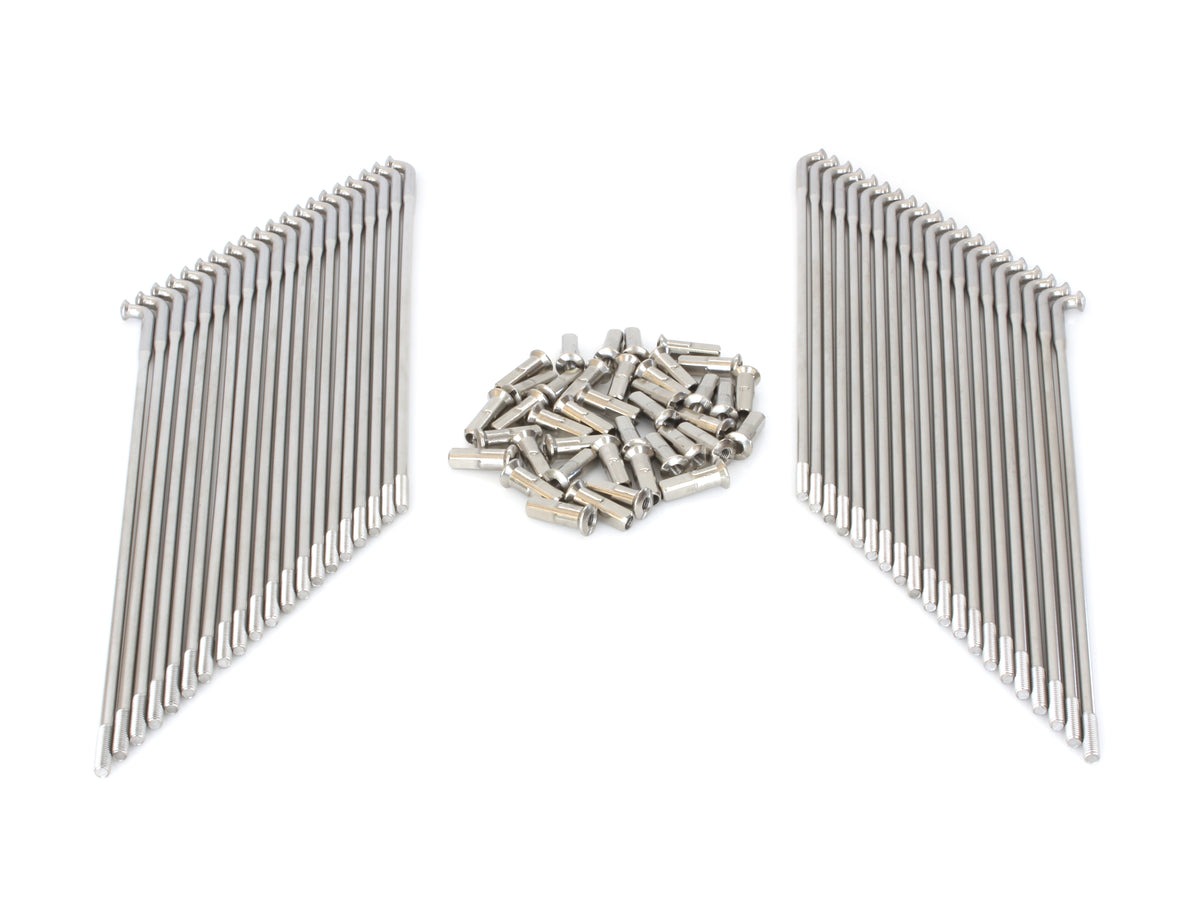 21in. Spokes - Stainless Steel. Fits Original Style H-D Drop Center Rims & Genuine H-D Smooth Profile Rims when used in conjunction with 1997up H-D style Wide Glide Front Hub.