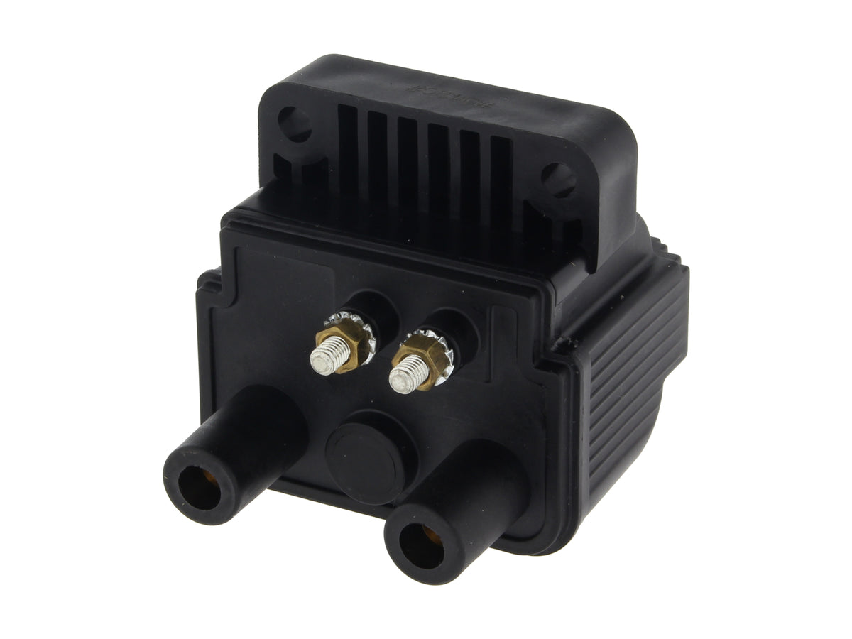 Ignition Coil - Black. Fits Big Twin 1983-1999 & Sportster 1983-2003.
