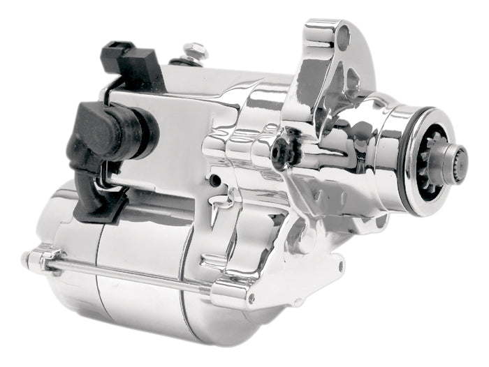 1.6kw Starter Motor - Chrome. Fits Softail 2007-2017, Dyna 2006-2017 & Touring 2007-2016.
