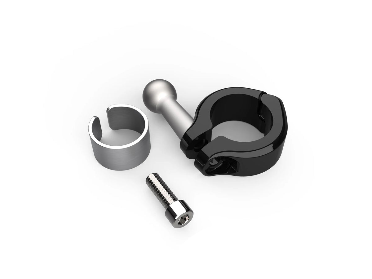 Bar Mount Clamp - Black. Fits 7/8-1in. Bar