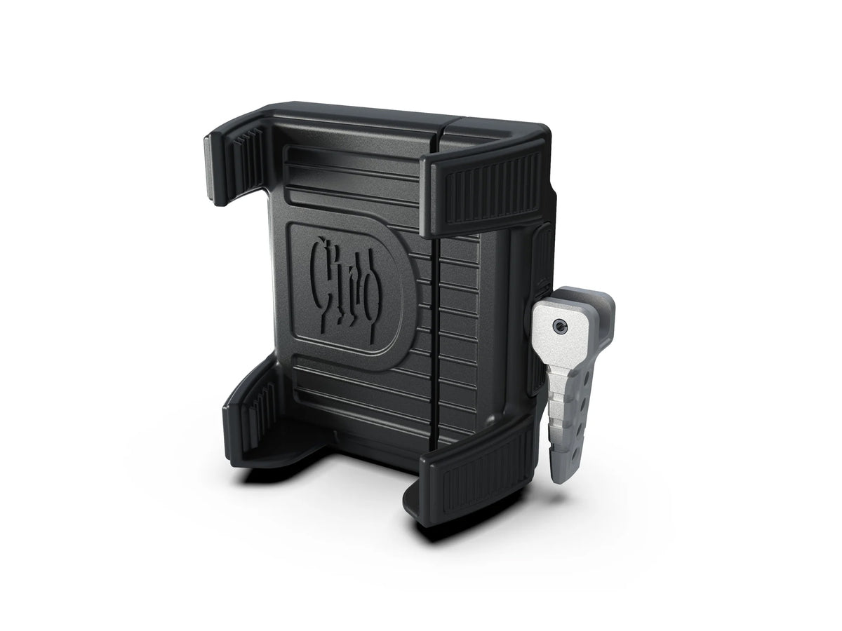 Premium Smartphone / GPS Holder with Charger - Black Clamp Suits 1-1/4in. Bars