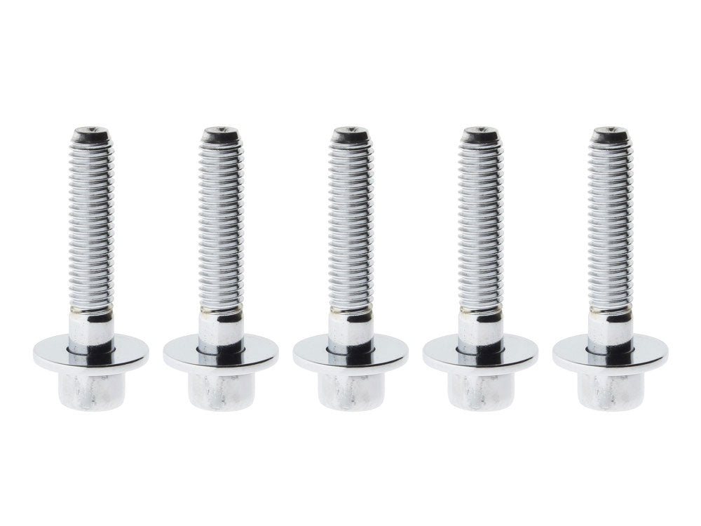 Rear Pulley or Sprocket Bolts - Chrome Allen Head. 7/16in.-14 x 2.25in.