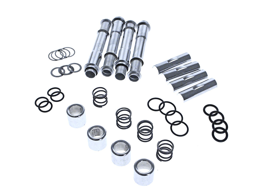 Push Rod Cover Kit - Chrome. Fits Twin Cam 1999-2017