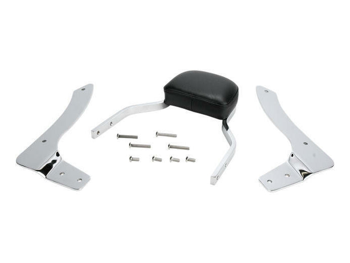 Mini Sissy Bar Kit - Chrome. Fits Yamaha V-Star XVS650 Classic 1998-2019