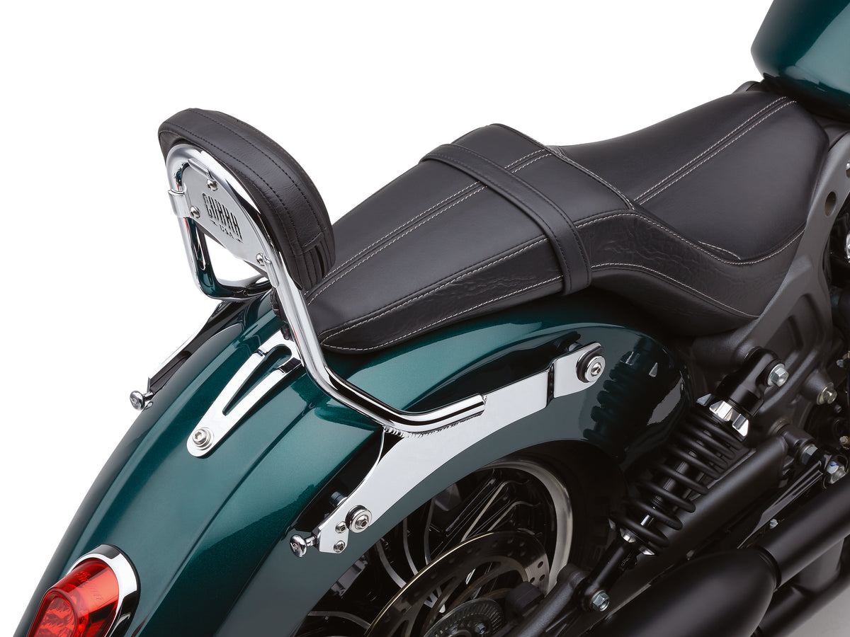 Quick Detachable Sissy Bar Kit - Chrome. Fits Scout 2015up with Dual Seat.