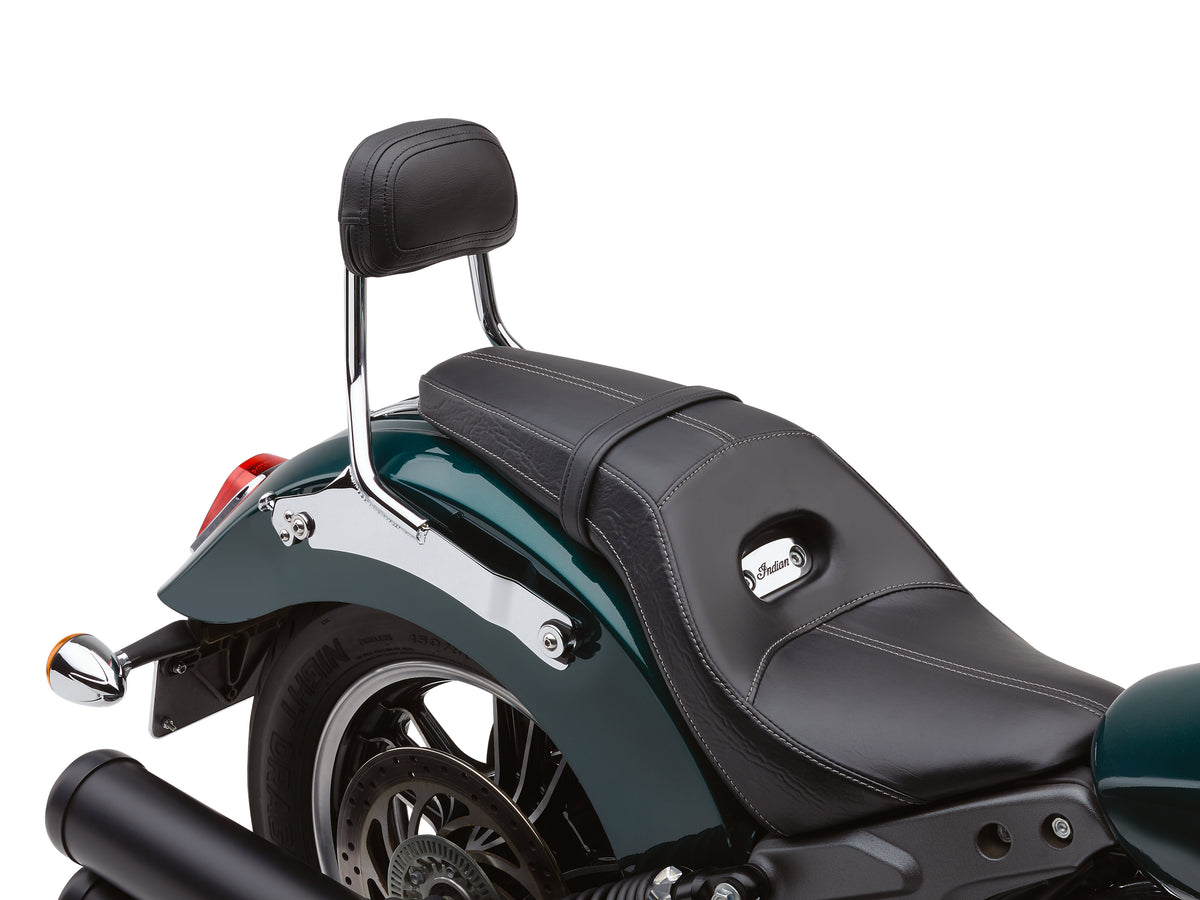 Quick Detachable Sissy Bar Kit - Chrome. Fits Scout 2015up with Dual Seat.