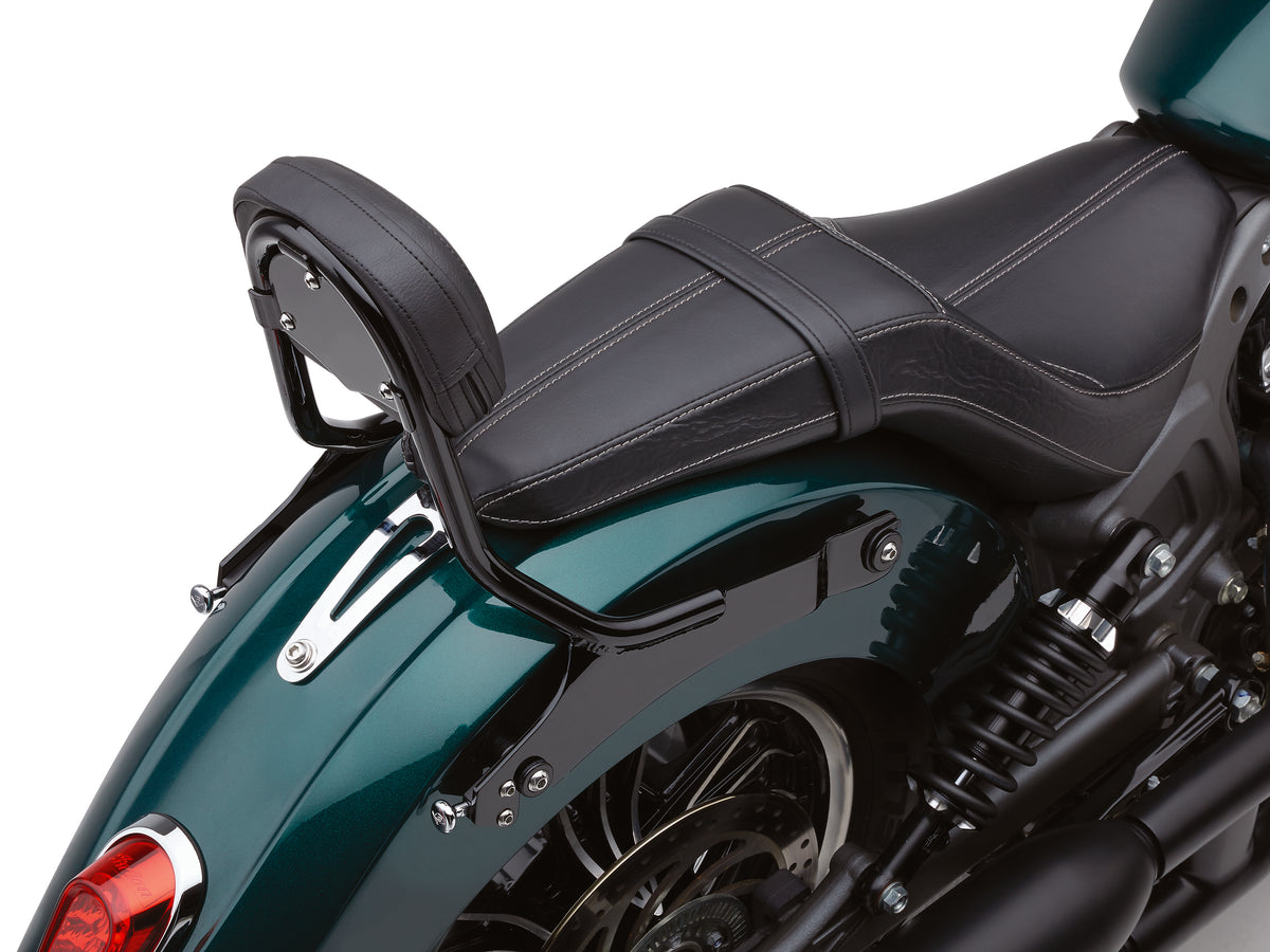 Quick Detachable Sissy Bar Kit - Black. Fits Scout 2015up with Dual Seat.