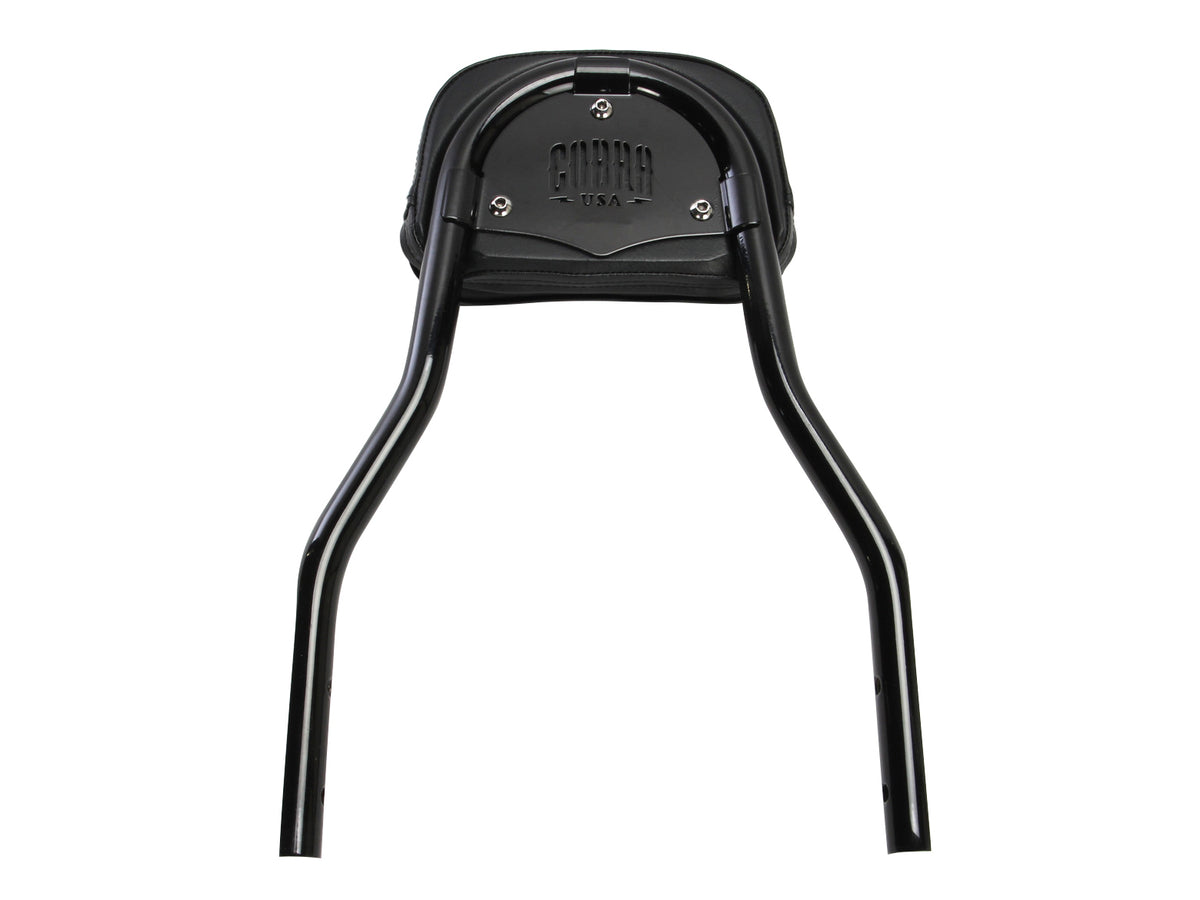 Short Quick Detachable Sissy Bar Kit - Black. Fits Dyna 2006-2017.