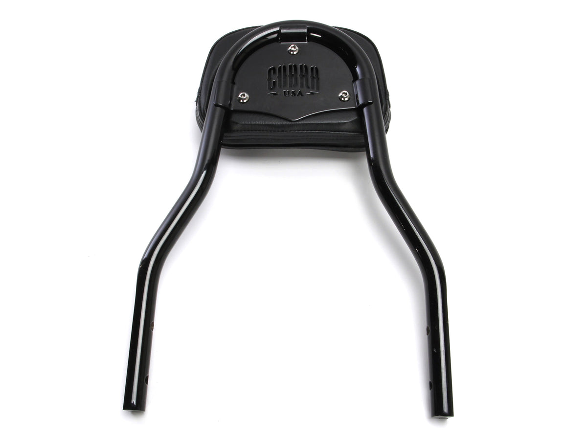 Short Quick Detachable Sissy Bar Kit - Black. Fits Sportster 2004-2021