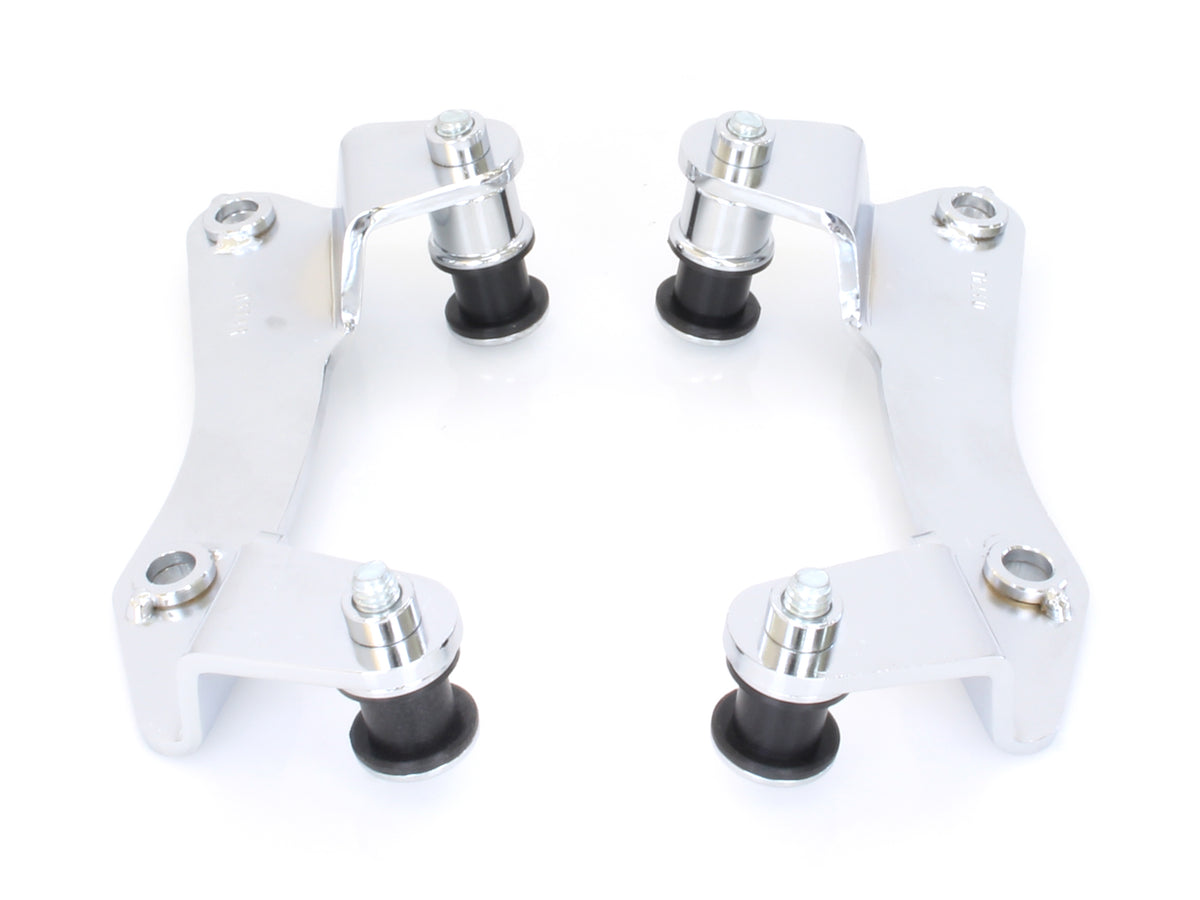 Quick Detachable Sissy Bar Mount Kit - Chrome. Fits Touring 2014up.