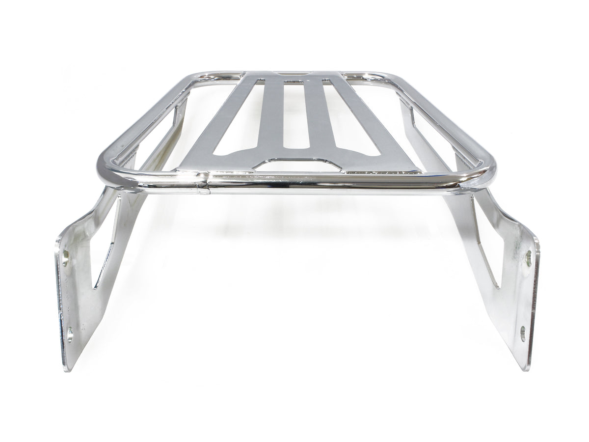 Quick Detachable Luggage Rack - Chrome. Fits Cobra Sissy Bars #'s COB-602-2001, COB-602-2004 & COB-602-2005.