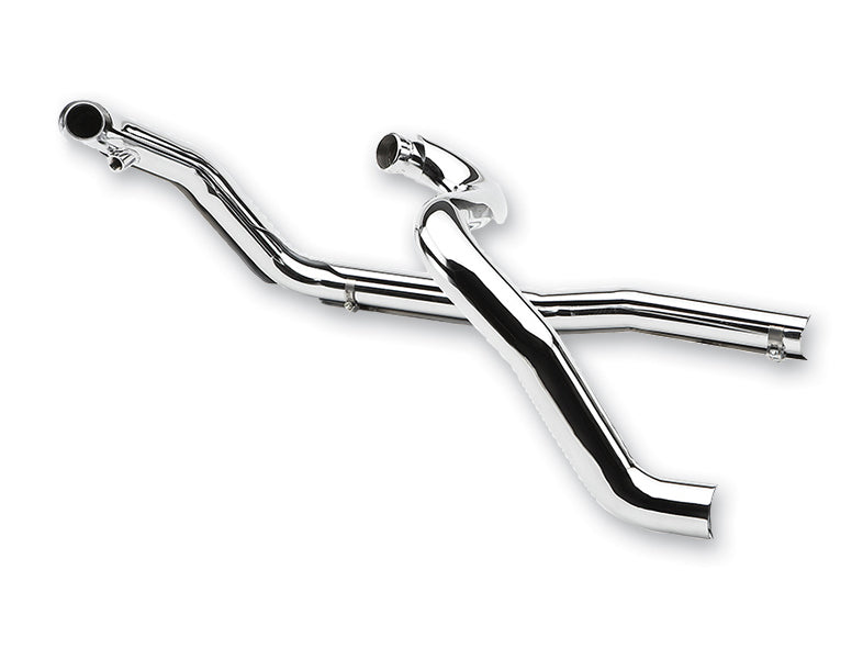 True Dual Headers - Chrome. Fits Touring 1995-2008.