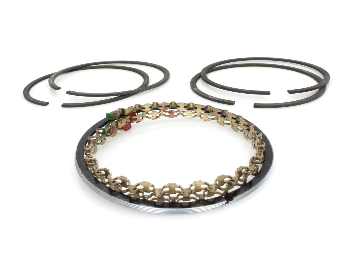 Standard Size Cast Piston Rings. Fits 74ci/1200cc Big Twin 1948-1980.