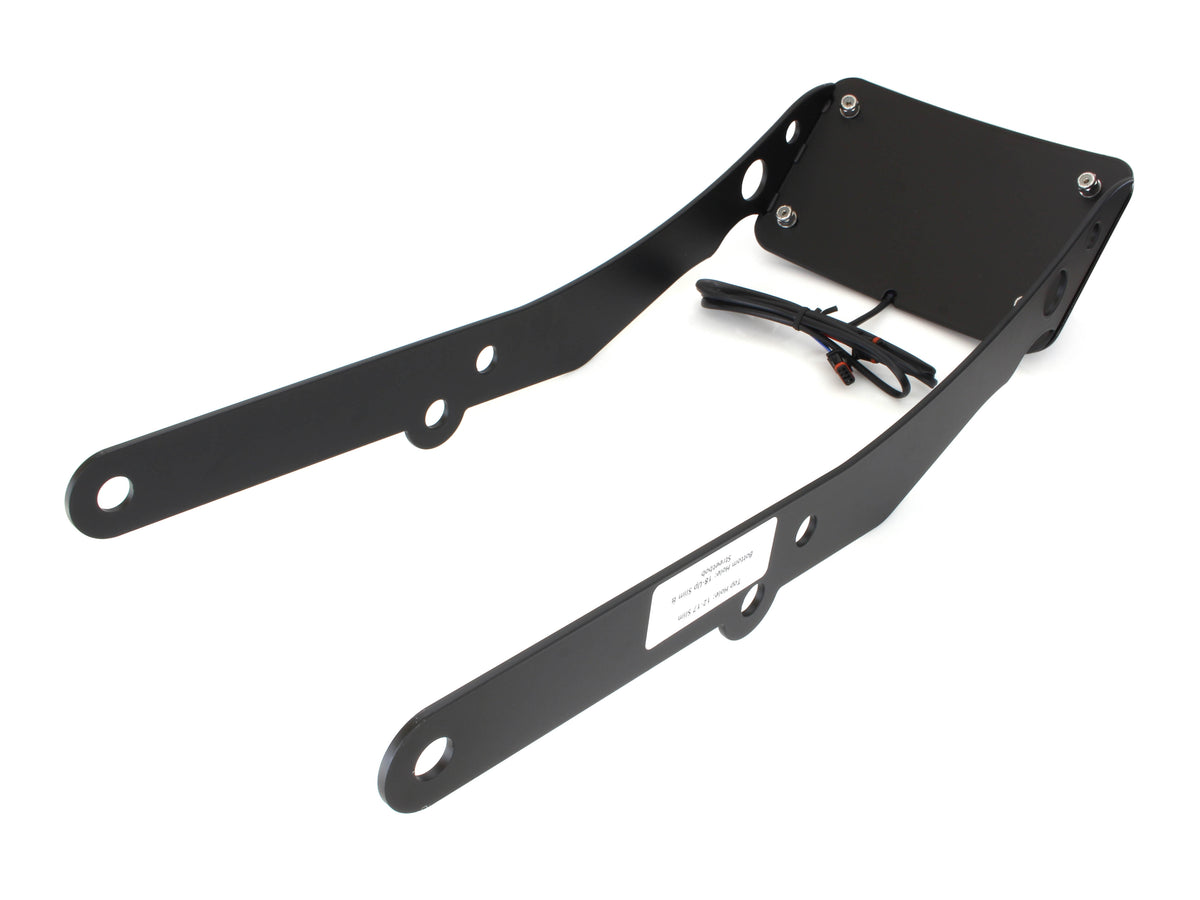 Tail Tidy Fender Eliminator Kit - Black with Run, Turn, Brake and Number Plate Lights. Fits Softail Street Bob & Slim 2018up & Standard 2020up.