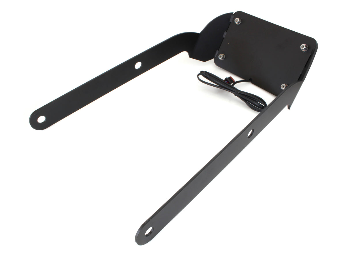 Tail Tidy Fender Eliminator Kit - Black with Run, Turn, Brake and Number Plate Lights. Fits Softail Fat Bob 2018-2024
