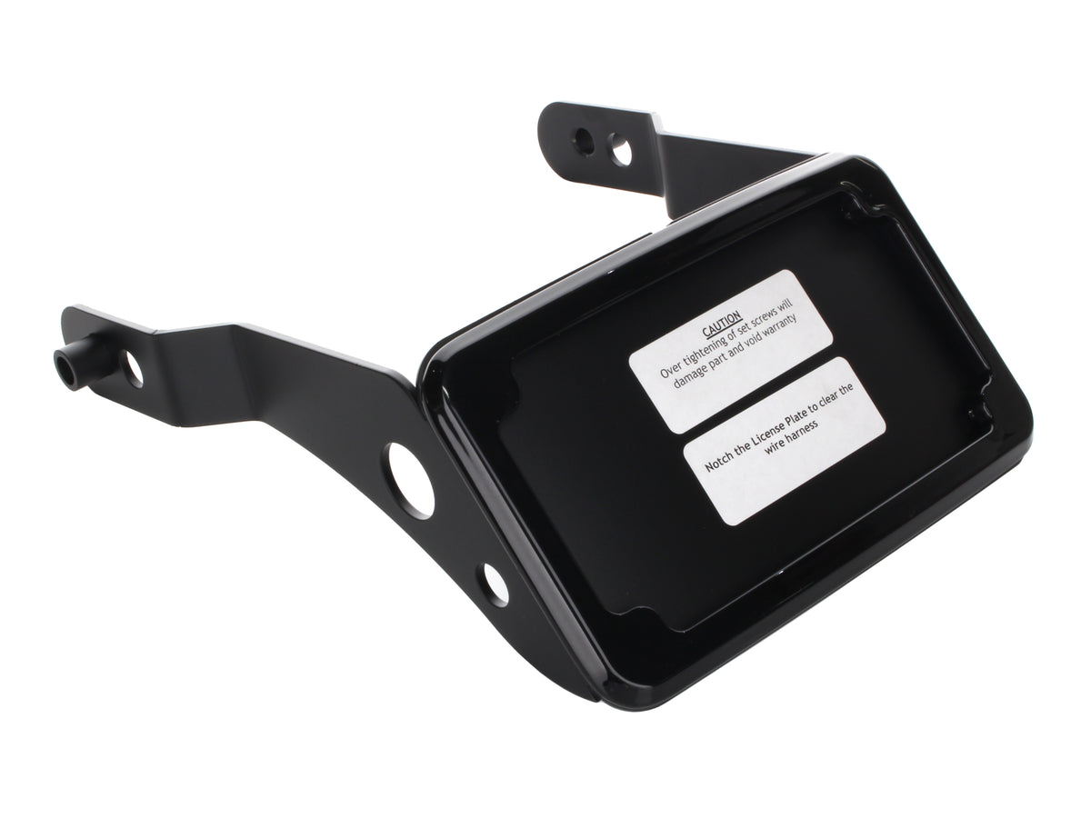 Tail Tidy Fender Eliminator Kit - Black with Number Plate Light Only. Fits Dyna Street Bob 2013-2017 and Dyna Low Rider 'S' 2016-2017.