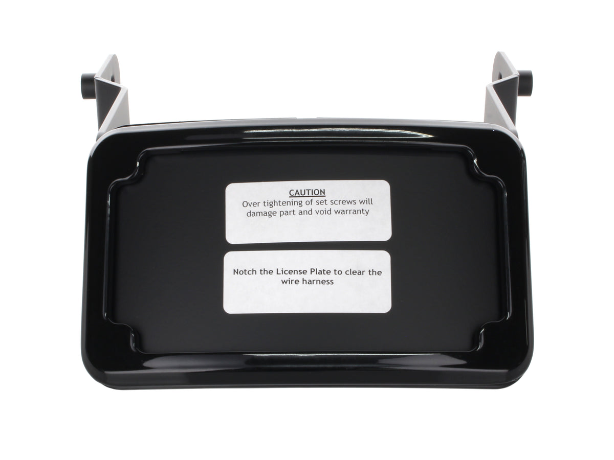 Tail Tidy Fender Eliminator Kit - Black with Number Plate Light Only. Fits Dyna Street Bob 2013-2017 and Dyna Low Rider 'S' 2016-2017.
