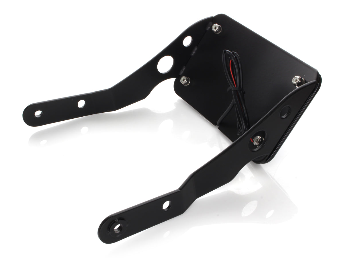 Tail Tidy Fender Eliminator Kit - Black with Number Plate Light Only. Fits Sportster 883 Iron 2009-2021, 1200 Iron 2018-2021, Forty-Eight 2010-2021, Seventy-Two 2012-2016 & 1200 Nightster 2009-2012